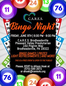 C.A.R.E.S. Bingo Night 3