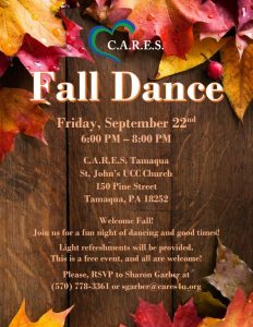 C.A.R.E.S. Fall Dance @ C.A.R.E.S. Tamaqua St. John's UCC Church