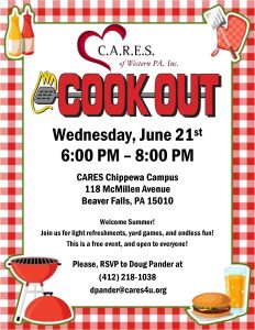 C.A.R.E.S. BBQ Cookout @ CARES Chippewa Campus