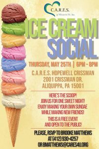 C.A.R.E.S. Ice Cream Social @ CARES Hopewell Crissman