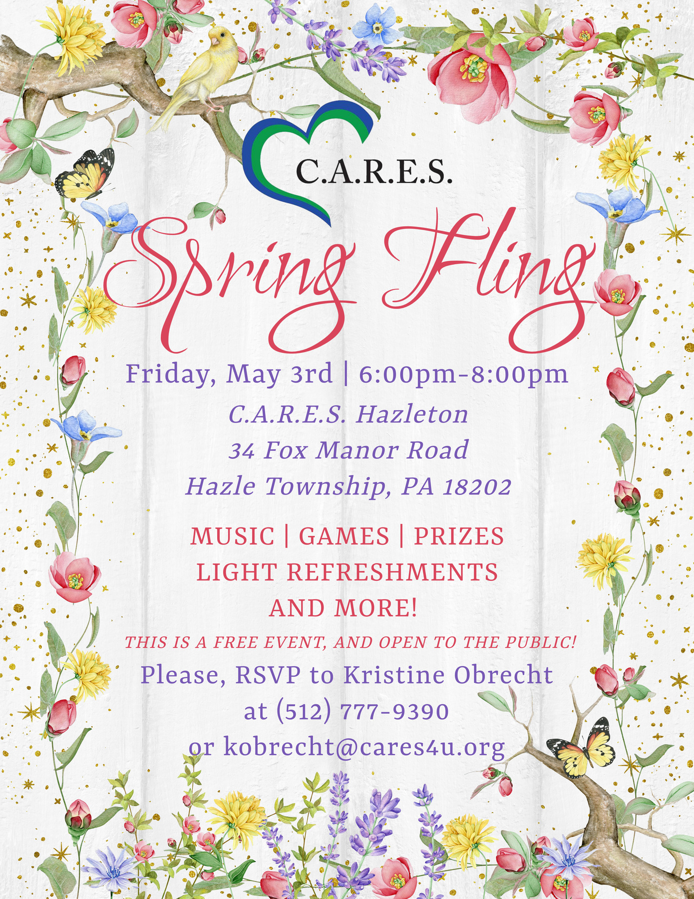C.A.R.E.S. Spring Fling - Hazleton @ C.A.R.E.S. Hazleton