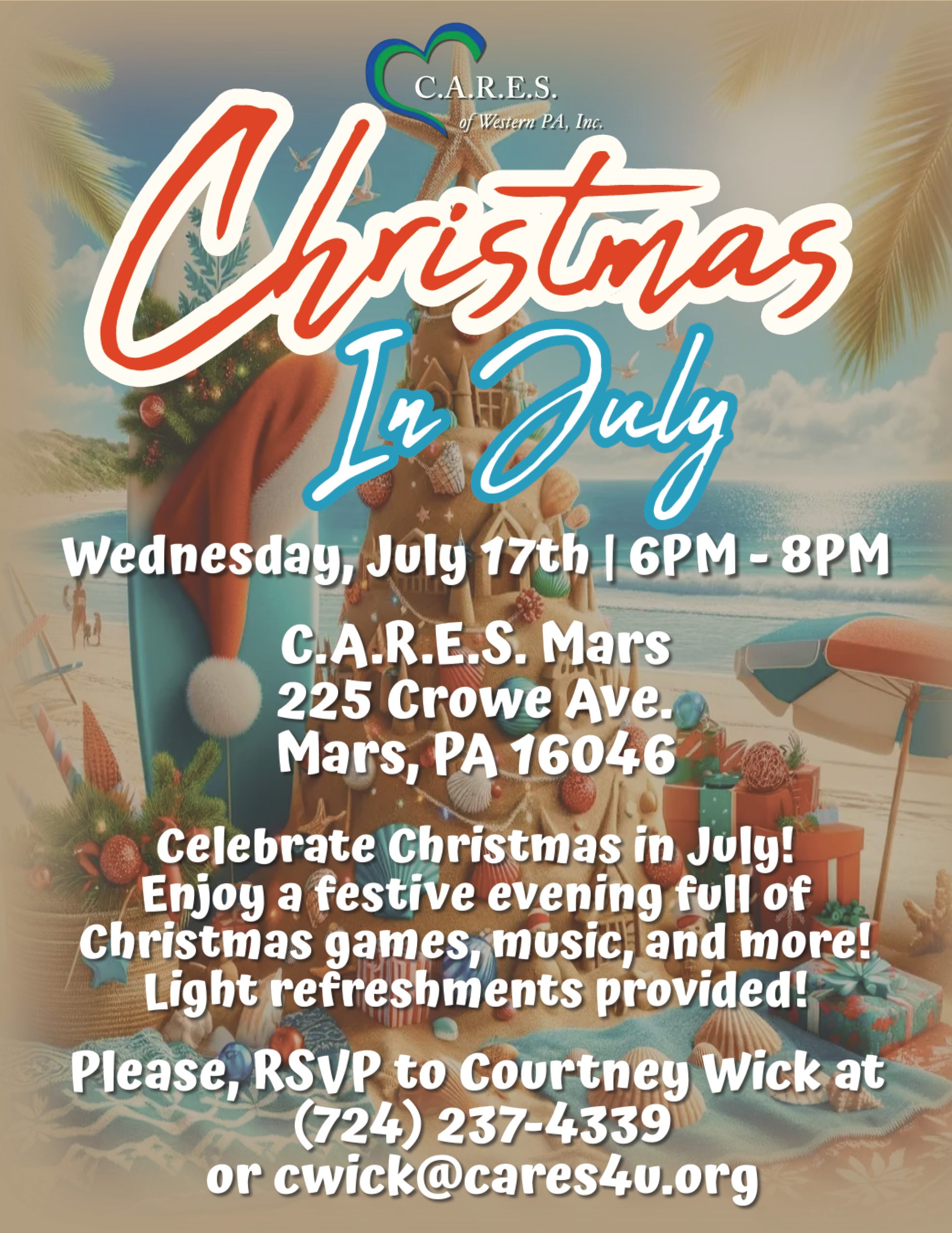 C.A.R.E.S. Christmas In July - Mars 3